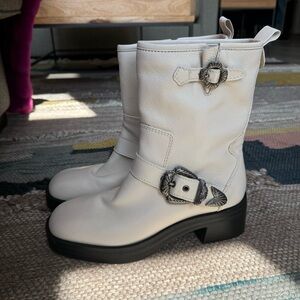 Larroude Hardy Moto Boots - NWOT!